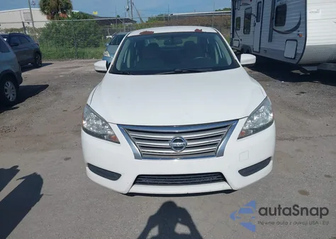 2015 Nissan Sentra S z USA, uszkodzony, nr VIN 3N1AB7AP1FY374296